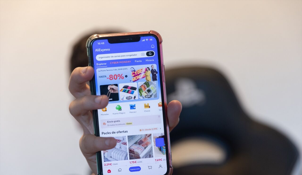 Imagen de la app de Aliexpress