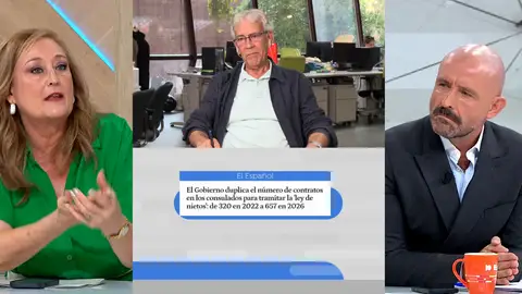 Elisa Beni pone en duda la 'ley de nietos' La periodista ha consultado a la Inteligencia Artificial por el número de nietos que saldrían de los exiliados