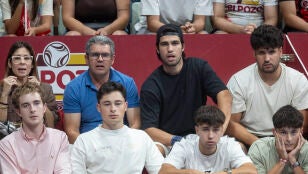 Carlos Alcaraz, en el Palacio de los Deportes de Murcia