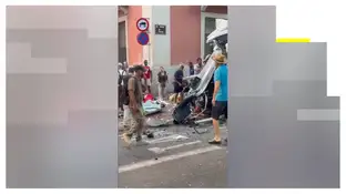 Choque autobús en Lleida Antena3 Noticias