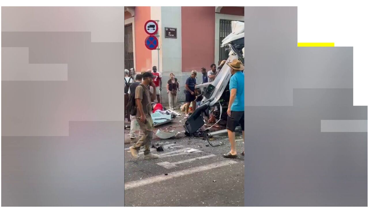 Choque autob&uacute;s en Lleida