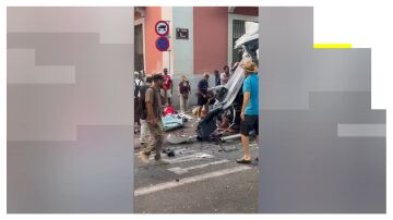 Choque autob&uacute;s en Lleida