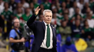 Javier Aguirre, en el partido ante Ecuador