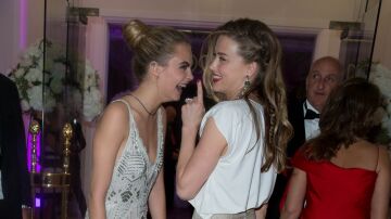 Cara Delevingne y Amber Heard