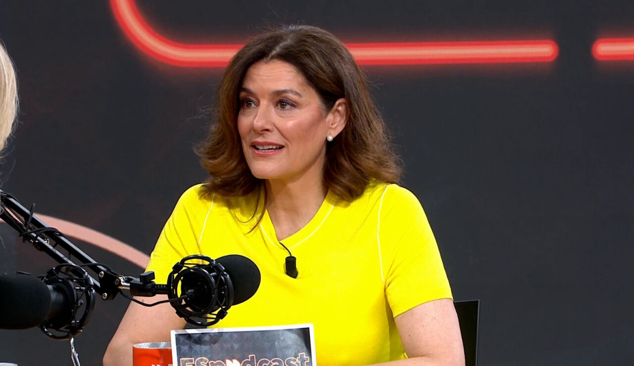 Miriam Gonz&aacute;lez en el plat&oacute; de Espejo P&uacute;blico.
