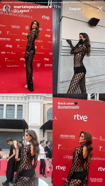 Marta López Álamo en la alfombra roja de la III edición de los Premios Academia de la Moda Española Marta López Álamo en la alfombra roja de la III edición de los Premios Academia de la Moda Española