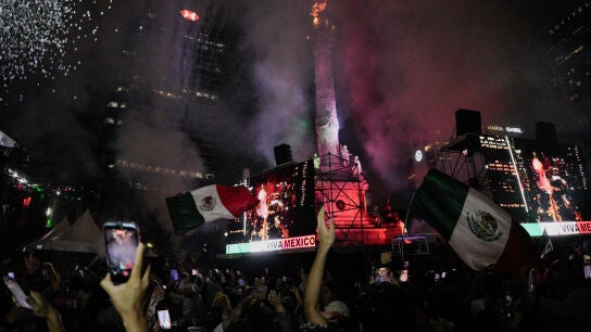Celebraci&oacute;n este martes en Ciudad de M&eacute;xico tras el triunfo ante Ecuador en el Mundial 