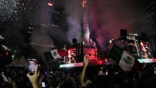 Celebraci&oacute;n este martes en Ciudad de M&eacute;xico tras el triunfo ante Ecuador en el Mundial 