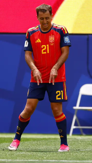Dedicatoria de Mikel Oyarzabal tras marcar el 3 a 0 en el España - Austria del Mundial 2026 Dedicatoria de Mikel Oyarzabal tras marcar el 3 a 0 en el España - Austria del Mundial 2026