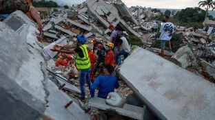 Imagen de archivo del terremoto en Venezuela.