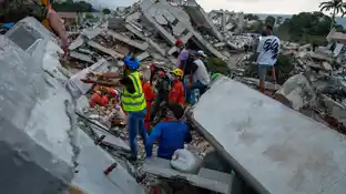 Imagen de archivo del terremoto en Venezuela. Imagen de archivo del terremoto en Venezuela.