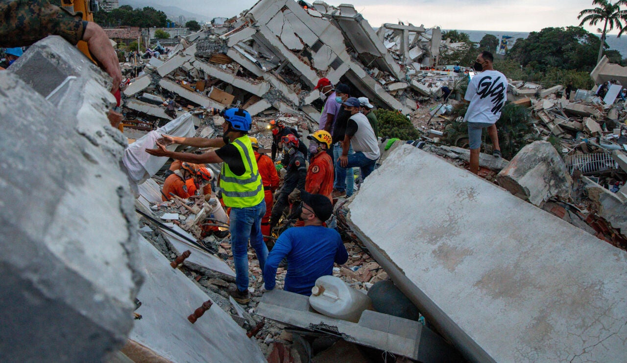 Imagen de archivo del terremoto en Venezuela.