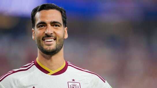 Mikel Merino en el partido contra Portugal en el Mundial 2026