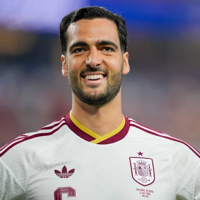 Mikel Merino en el partido contra Portugal en el Mundial 2026