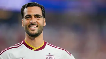 Mikel Merino en el partido contra Portugal en el Mundial 2026 Mikel Merino en el partido contra Portugal en el Mundial 2026