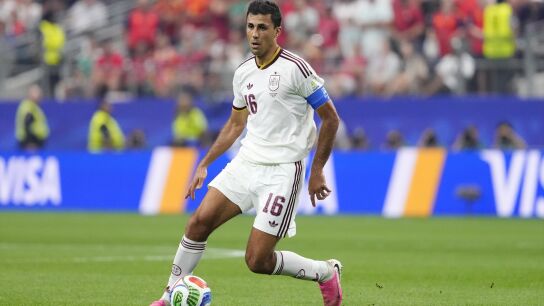 Rodrigo Hern&aacute;ndez en el Portugal-Espa&ntilde;a