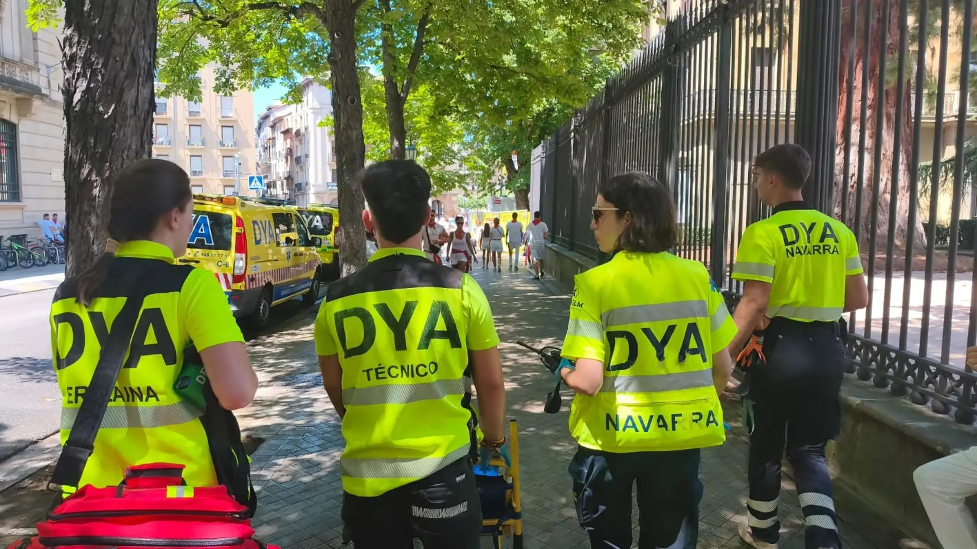 Profesionales de DYA Navarra. Profesionales de DYA Navarra.