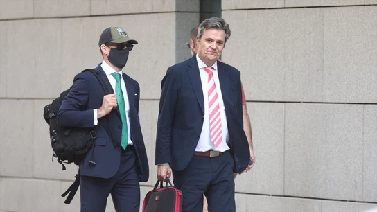 El comandante de la Guardia Civil Rubén Villalba, a su llegada a la Audiencia Nacional, el 7 de julio de 2026 en Madrid. El comandante de la Guardia Civil Rubén Villalba, a su llegada a la Audiencia Nacional, el 7 de julio de 2026 en Madrid.