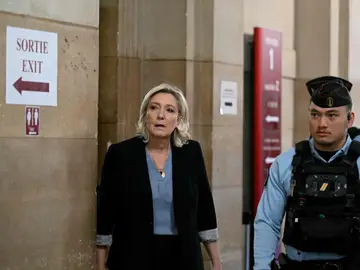 Marine Le Pen en los juzgados de apelación Marine Le Pen en los juzgados de apelación