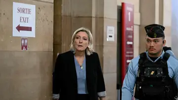 Marine Le Pen en los juzgados de apelación Marine Le Pen en los juzgados de apelación