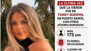 Nikoline, la menor noruega desaparecida en Marbella