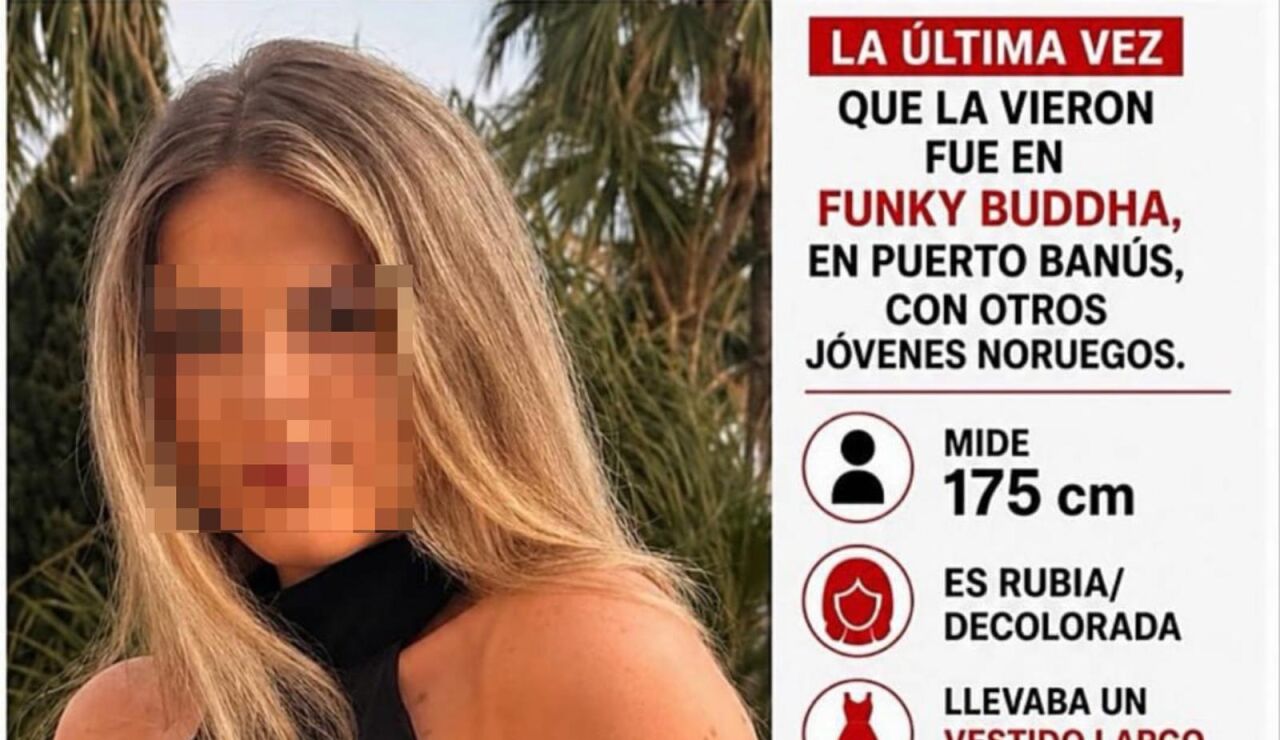 Nikoline, la menor noruega desaparecida en Marbella