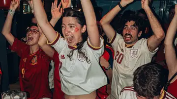 Aficionados durante el España-Portugal del Mundial de fútbol de 2026 Aficionados durante el España-Portugal del Mundial de fútbol de 2026