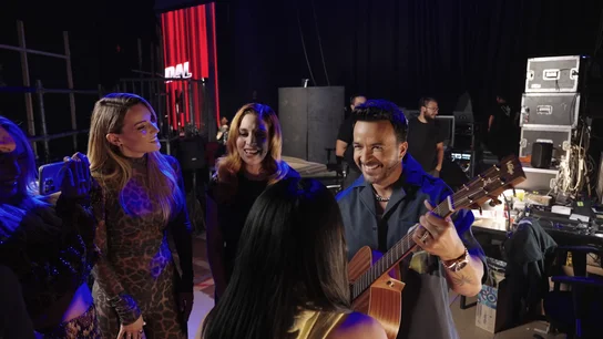 Fonsi, Leire y Edurne antes del Asalto Final de La Voz Kids Fonsi, Leire y Edurne antes del Asalto Final de La Voz Kids