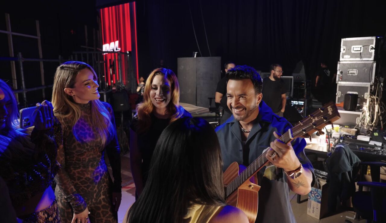 Fonsi, Leire y Edurne antes del Asalto Final de La Voz Kids