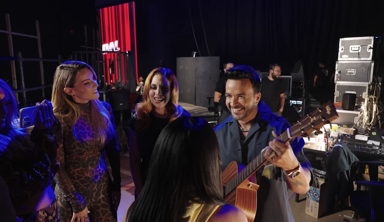 Fonsi, Leire y Edurne antes del Asalto Final de La Voz Kids