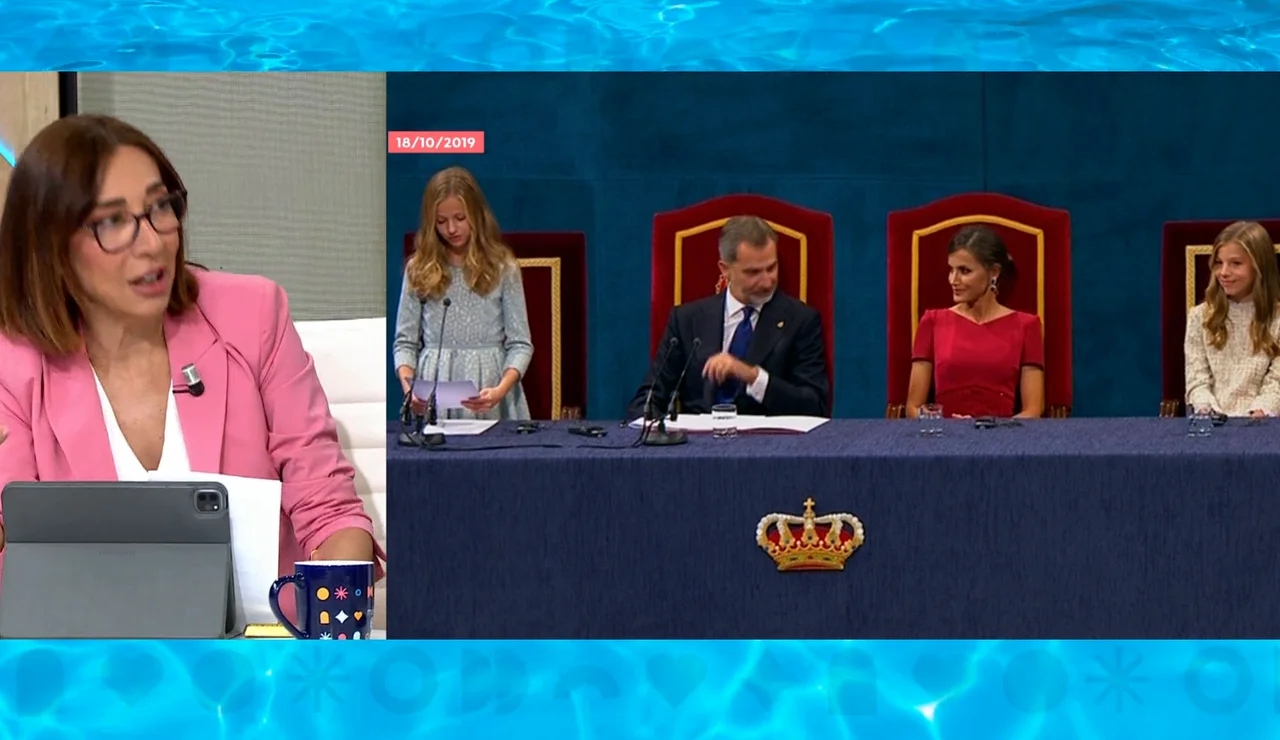 El discurso de la infanta Sofía.