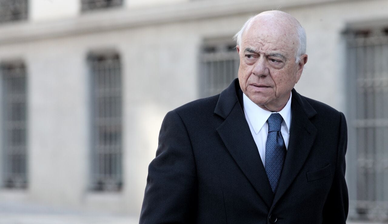 El expresidente del BBVA, Francisco Gonz&aacute;lez, a su llegada a la Audiencia Nacional, en noviembre de 2019