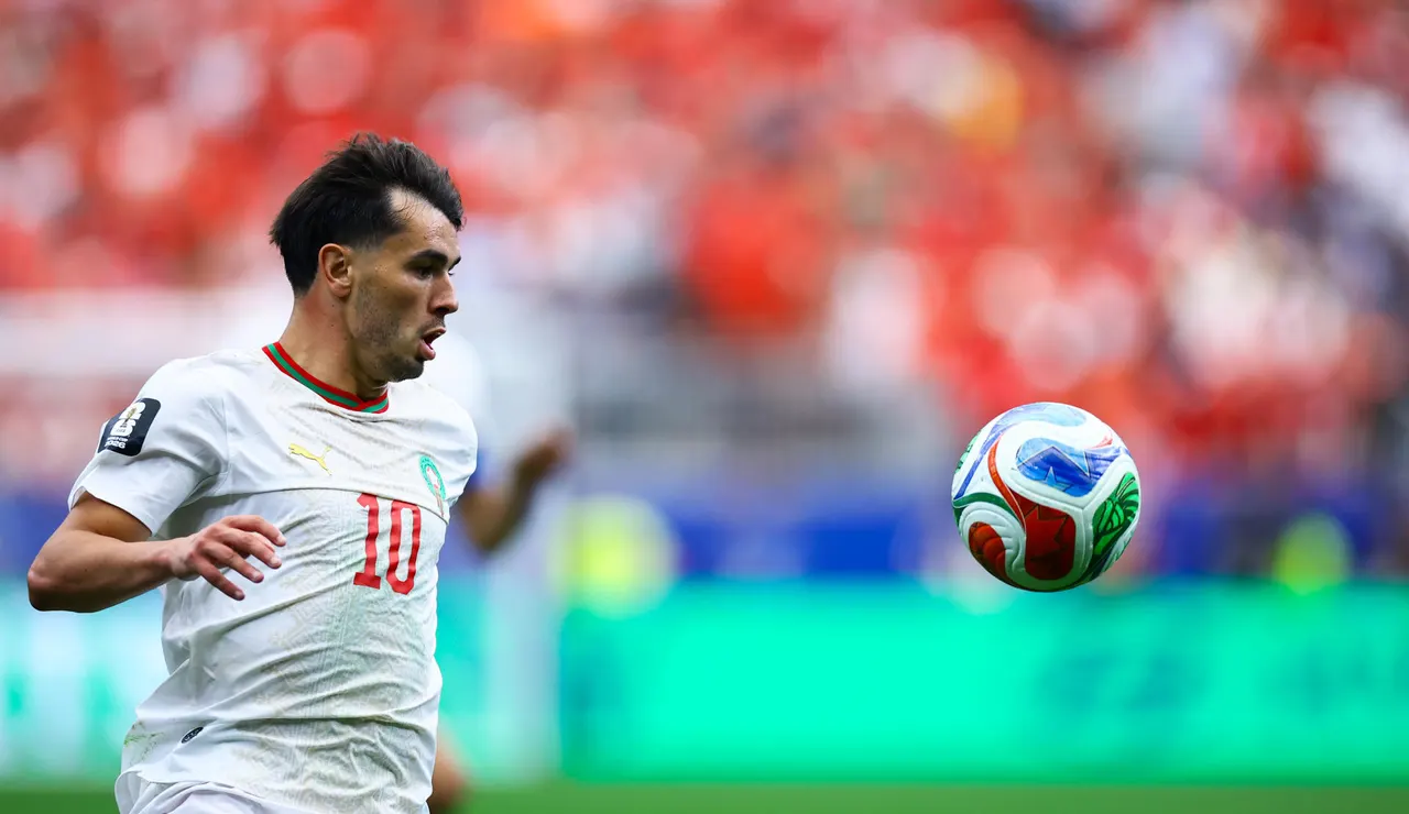 Brahim durante el partido ante Canadá en Houston