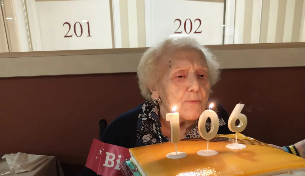Amelia celebró sus 106 años por todo lo alto en A Coruña