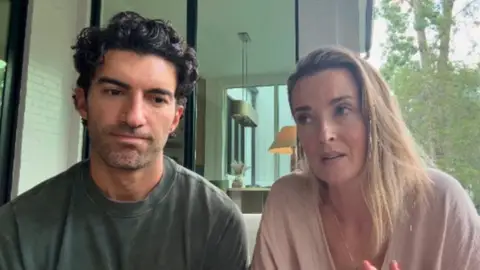Justin Baldoni y su mujer Emily Justin Baldoni y su mujer Emily