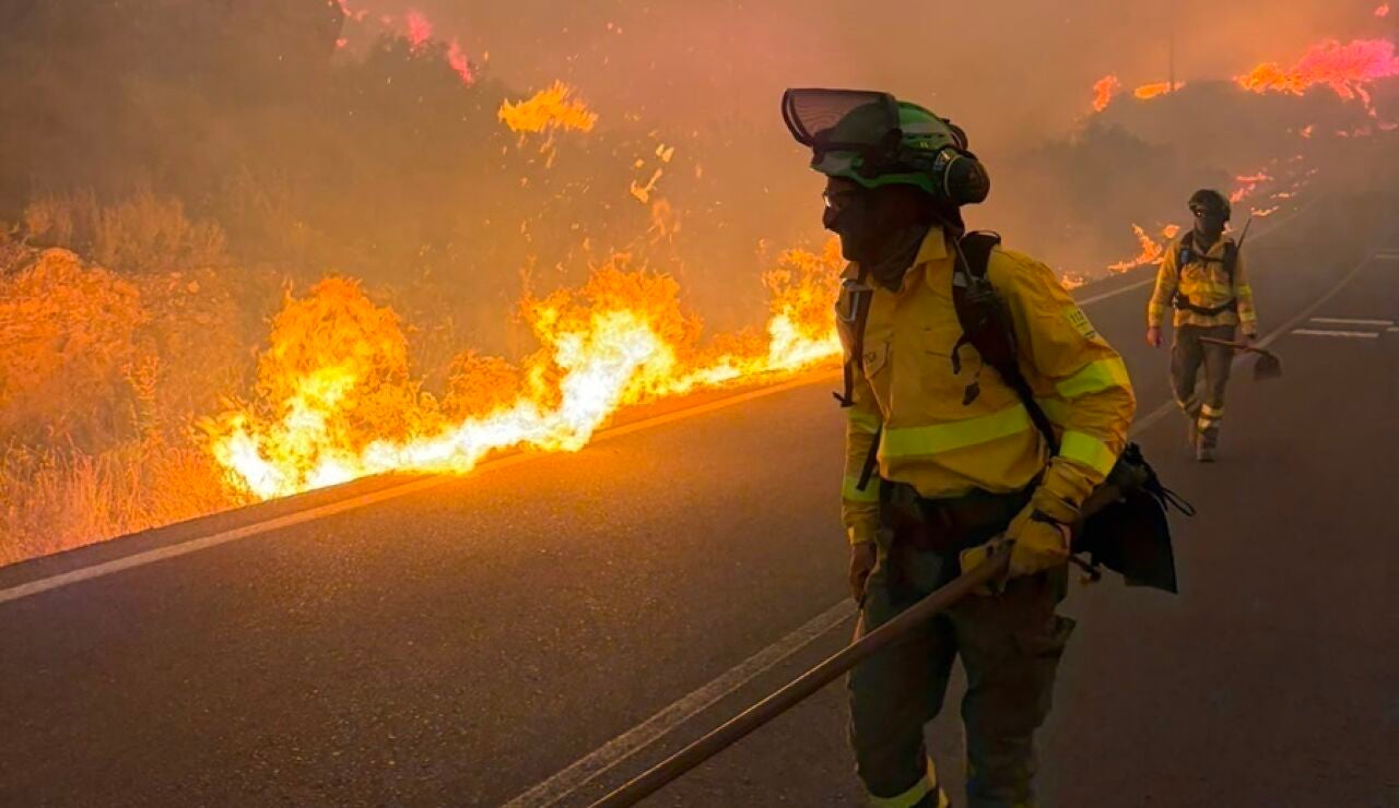 Incendio en Los Gallardos (Almer&iacute;a).