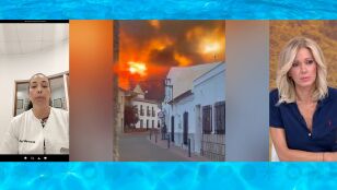 Sandra, testigo incendio 