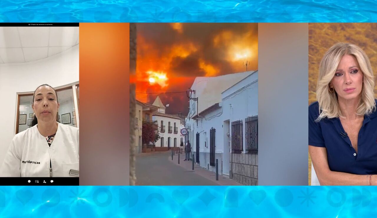 Sandra, testigo incendio 