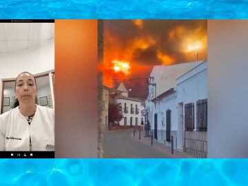 Sandra, testigo incendio 