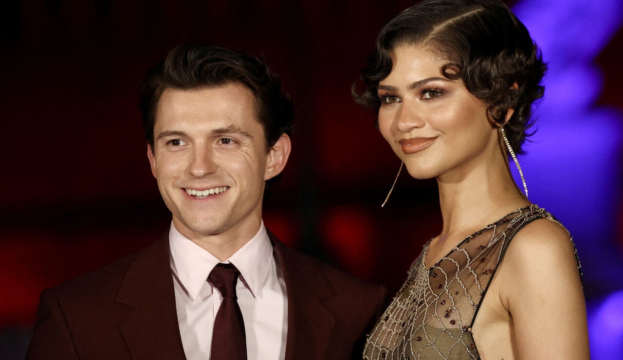 Tom Holland y Zendaya en Roma promocinando SpiderMan Brand New Day