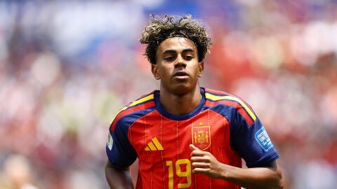Lamine Yamal, en un partido del Mundial 2026