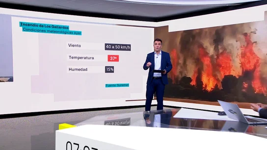 César González explica la 'regla de los 30' por la que se ha originado el incendio en Los Gallardos César González explica la 'regla de los 30' por la que se ha originado el incendio en Los Gallardos