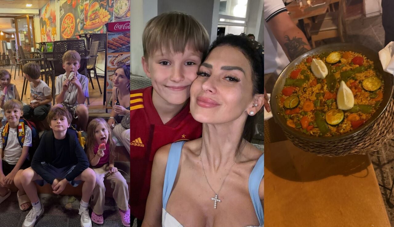 Hilaria Baldwin en Espa&ntilde;a con sus hijos