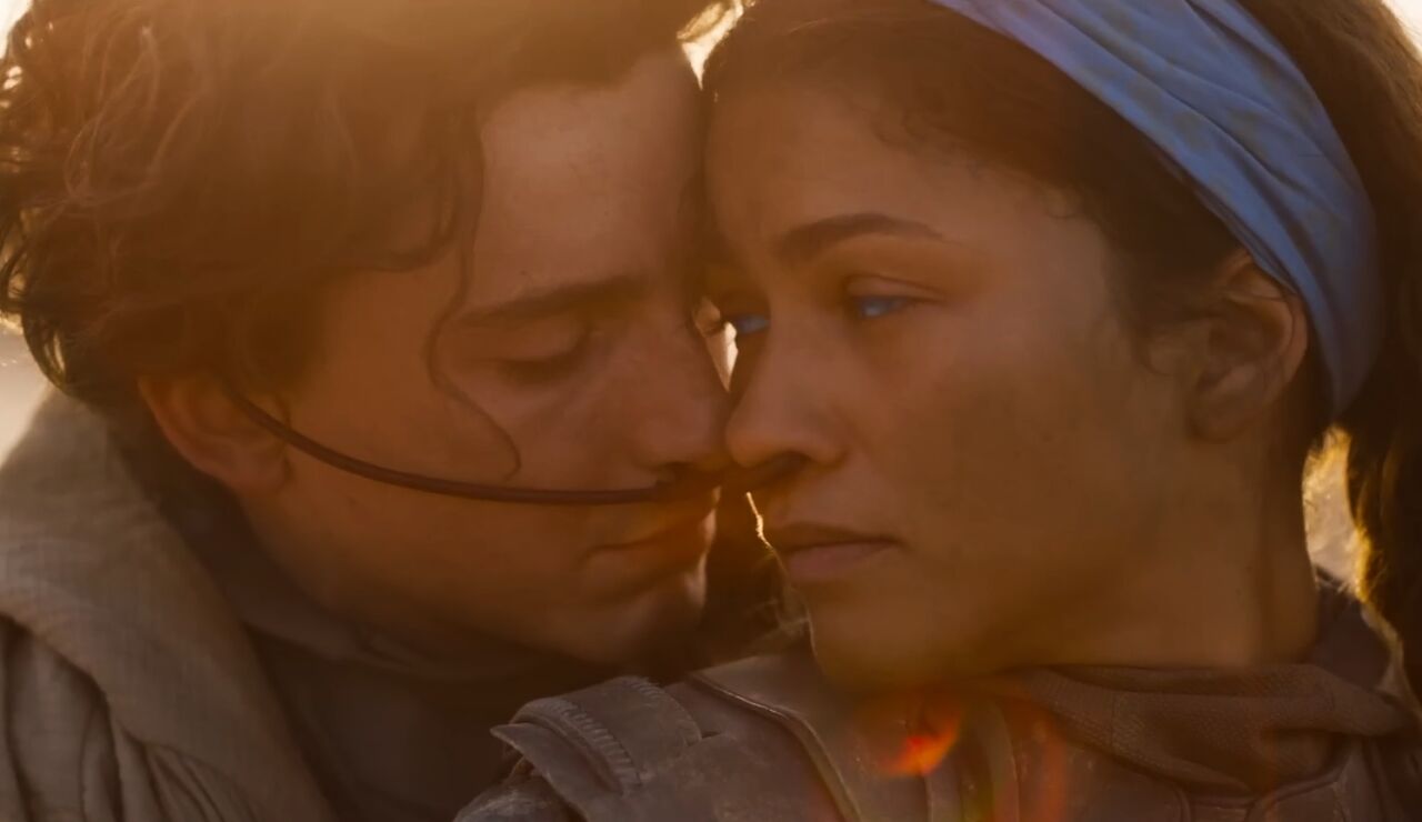 Timoth&eacute;e Chalamet y Zendaya en Dune Parte III
