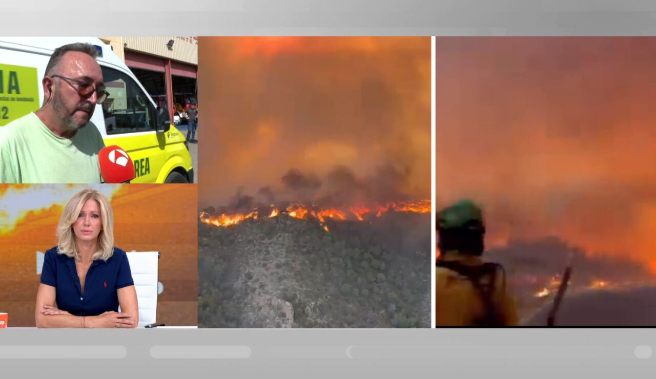 Incendio en Almer&iacute;a.