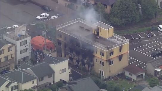 Incendio provocado en los estudios de Kyoto Animation