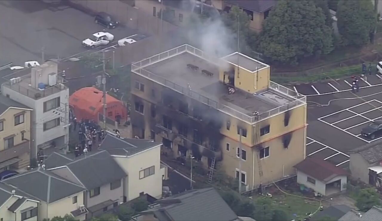 Incendio provocado en los estudios de Kyoto Animation
