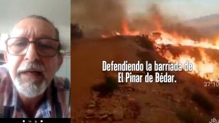 Incendio en Los Gallardos.