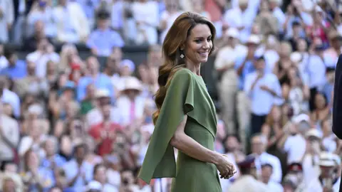 Kate Middleton en la final masculina de Wimbledon Kate Middleton en la final masculina de Wimbledon