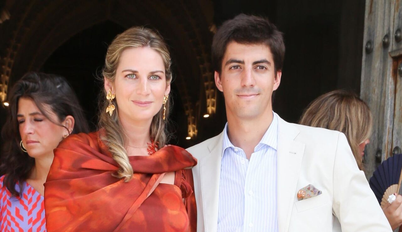 Sibi Montes, hermana de Lourdes Montes, junto a su marido Mateo Ib&aacute;&ntilde;ez